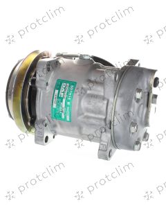 COMPRESSEUR SANDEN 7H15 8182 / 7856 / 8051 / 8127 / 8219 / 6047 / 4102 1G 133 mm Brides (PAD)  24V