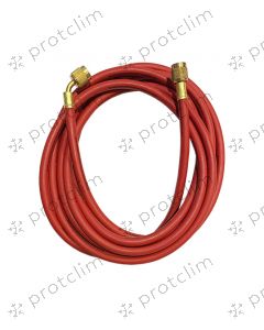 Flexible de charge HP - 1/4  45° - 5000 mm - rouge