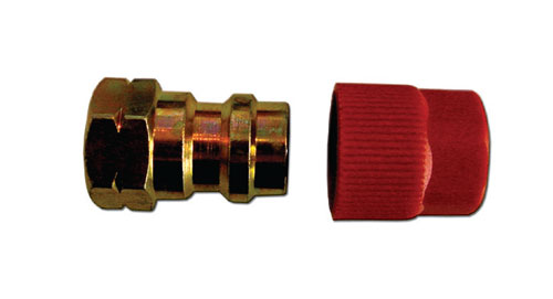 ADAPTATEUR PRISE DE CHARGE R12 R134   HP Droit Court