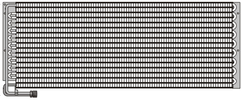 CONDENSEUR MAN  M90 M2000 625X286X48