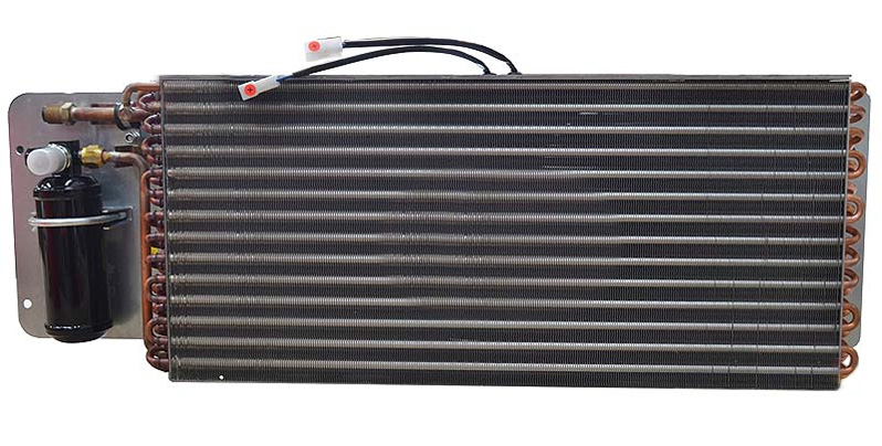 [CD214-1] CONDENSEUR COMPLET (DESHYDRATEUR - VENTILATEUR x2)