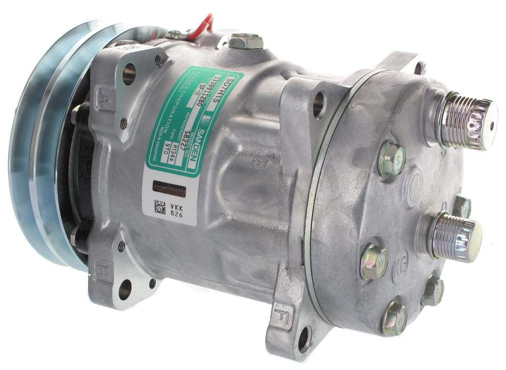 COMPRESSEUR SANDEN 7H15  Oring  Horz  2G 132mm 12v N°SANDEN 8023/7862/8227