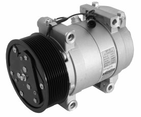 COMPRESSEUR DELPHI  SP15 - PV10 -D121 mm - PAD (brides)