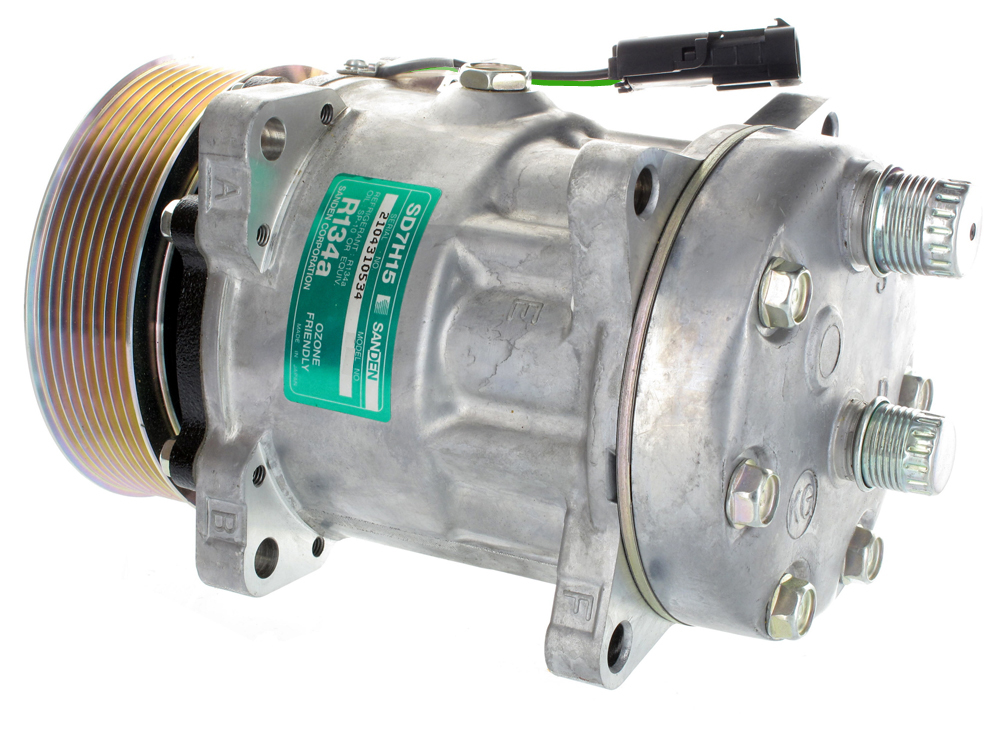 [CP273] COMPRESSEUR LIEBEHRR - TP - SANDEN 8085 ORING HORIZ PV8 119mm 24v