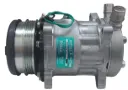 COMPRESSEUR SANDEN SD7H15 - 6104 / 6170 - PV4 D110MM - ORING VERTICAL 24V - FZ (465)