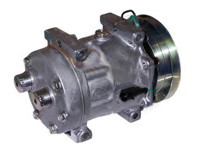 [CP332] COMPRESSEUR SANDEN SD7H15 N° 8133 ROTALOCK HORIZ D132mm 1G 24V   EUROCARGO