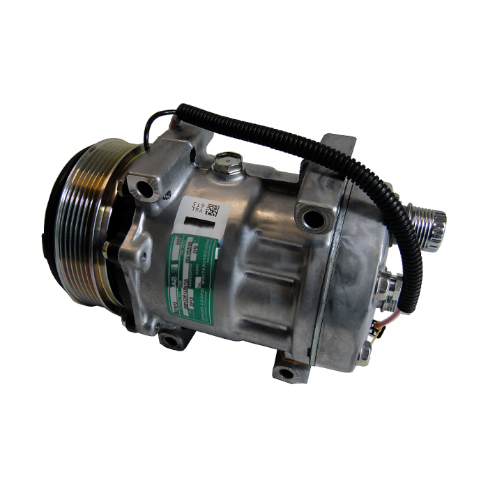 COMPRESSEUR SANDEN SD7H15 N° MODELE:6088  D119mm PV6 12V CULASSE KH VALTRA N123