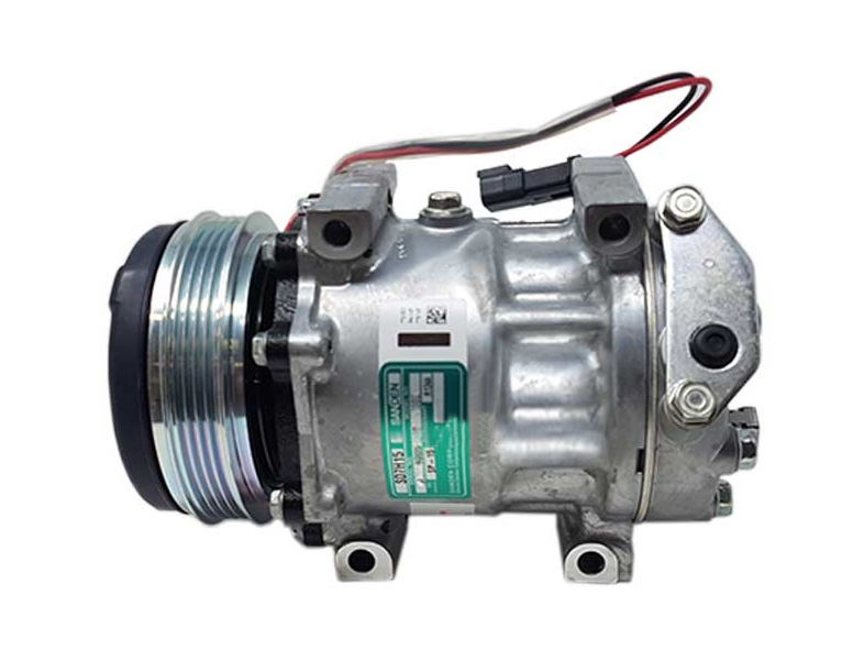 [CP383] COMPRESSEUR SANDEN SD7H15 D119mm PV4 12V Culasse WP