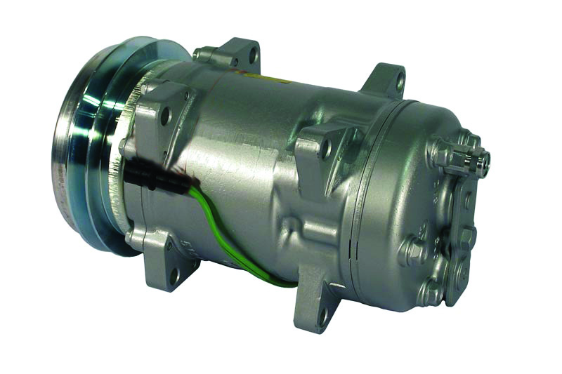 [CP404] COMPRESSEUR SANDEN SD7H15 - 2 GORGES D132MM - 24V A BRIDES