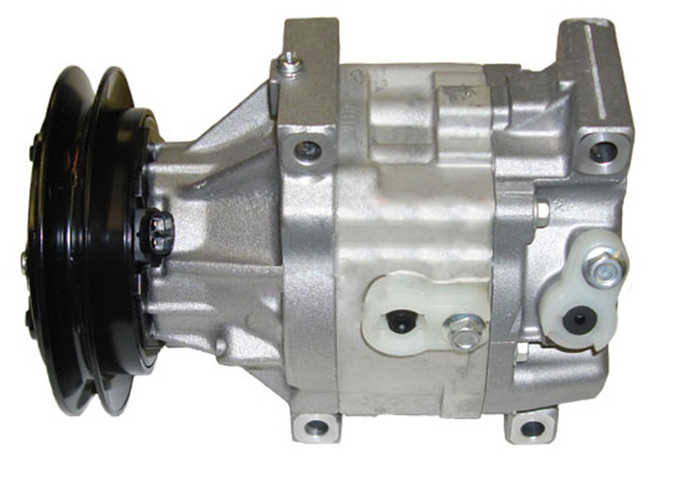 COMPRESSEUR KUBOTA DENSO SCSA06  1G D122mm  BRIDES (PAD) 12V