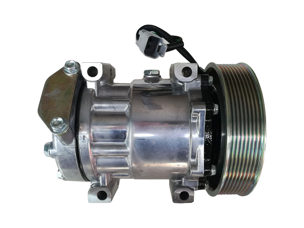 COMPRESSEUR SANDEN - 7H15 - PV8 - 152mm - Pad - WR - 24V