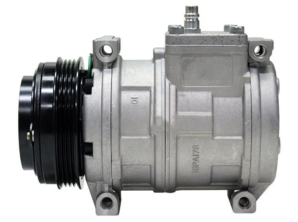 COMPRESSEUR DENSO 10PA17C  -  Poly V4  -  120 mm  -  24V  -  brides