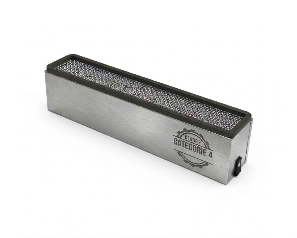 FILTRE A CHARBON ACTIF 500X100X110/120 mm - CERTIFIE CATEGORIE 4 SELON LA NORME  EN15695