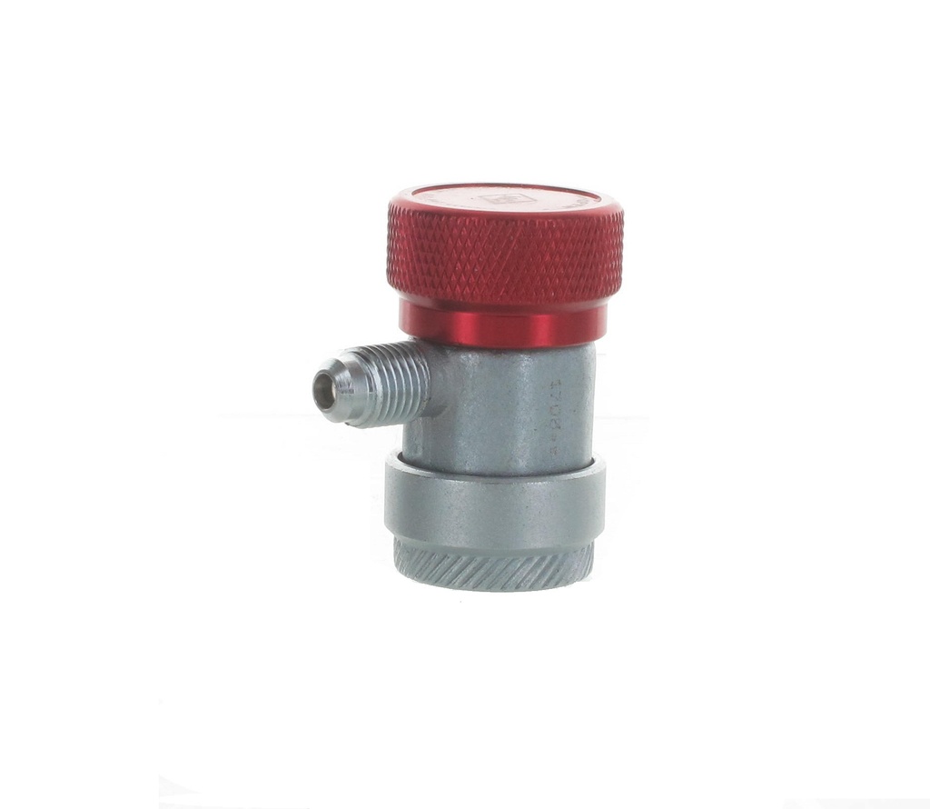 VANNE DE SERVICE R 134  HP Rouge M 1/4 90°