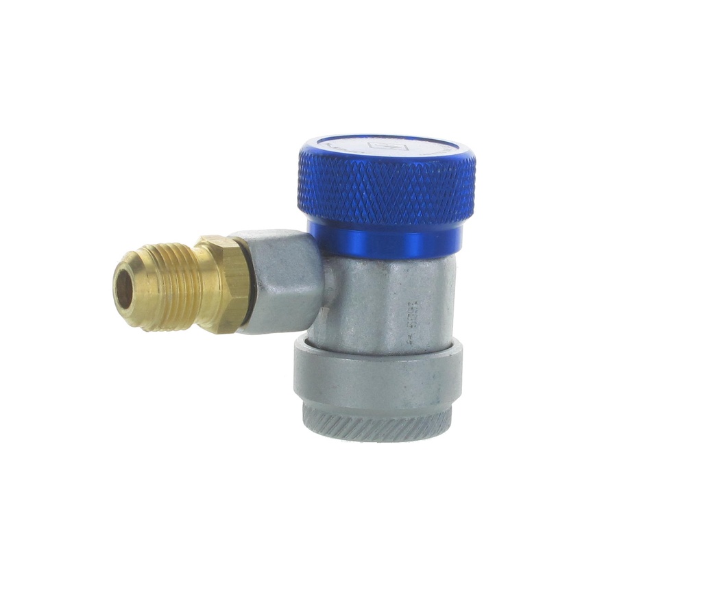 [MA246B] COUPLEUR DE SERVICE R134 BLEUE M3/8 90°