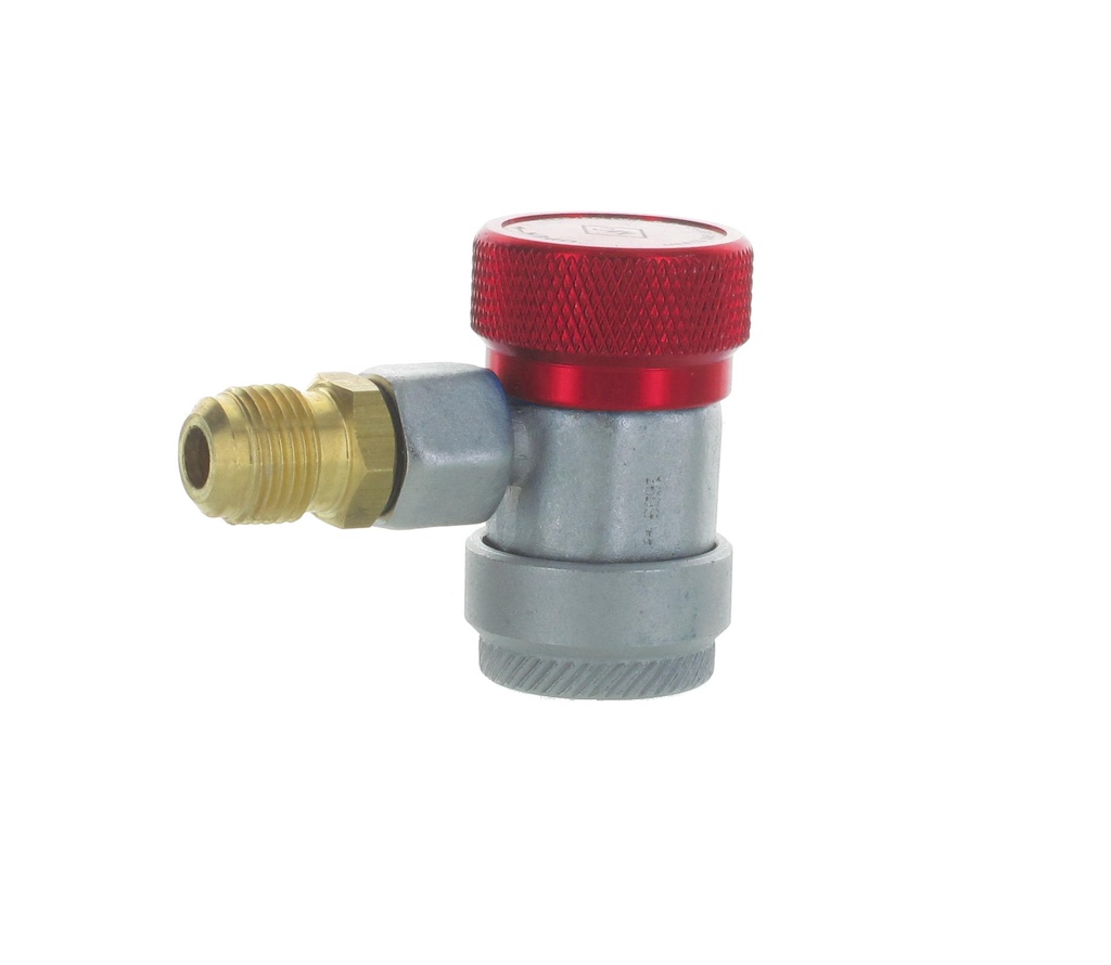[MA246R] COUPLEUR DE SERVICE R134 ROUGE M3/8 90°