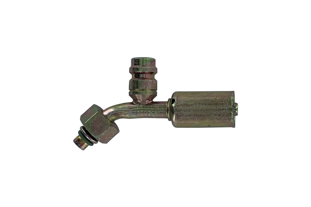 [RAC0406] ACIER femelle Oring 45°         + prise pression