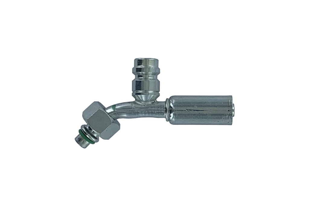 [RAC0406R] RACCORD ORING 45° +PC R134 M6