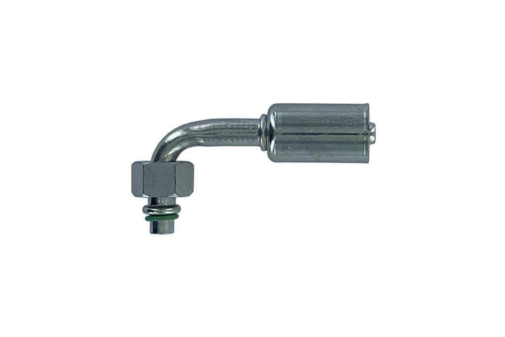 [RAC0606] ACIER femelle Oring 90°  M6