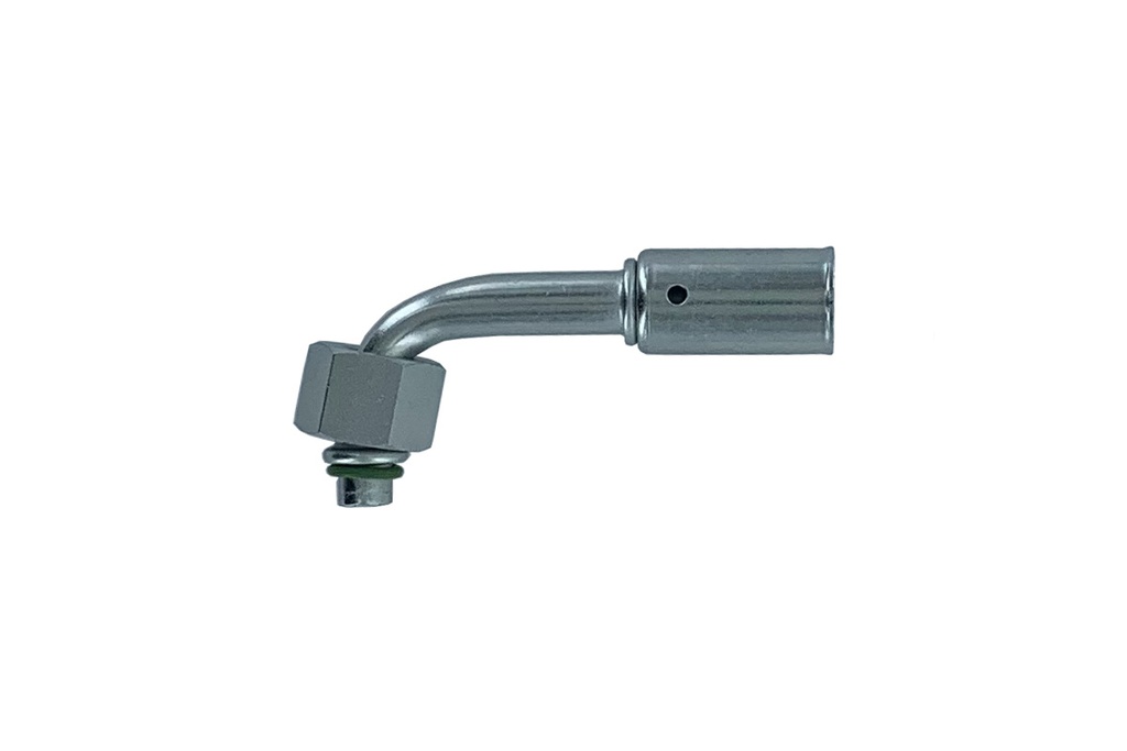 [RAC0606R] ACIER FEM ORING 90° M6