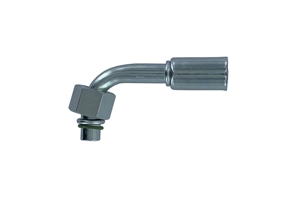 [RAC0608R] ACIER FEM ORING 90° M8