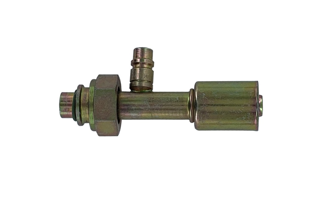 [RAC1108] ACIER fem droit rotalock   +prise pression