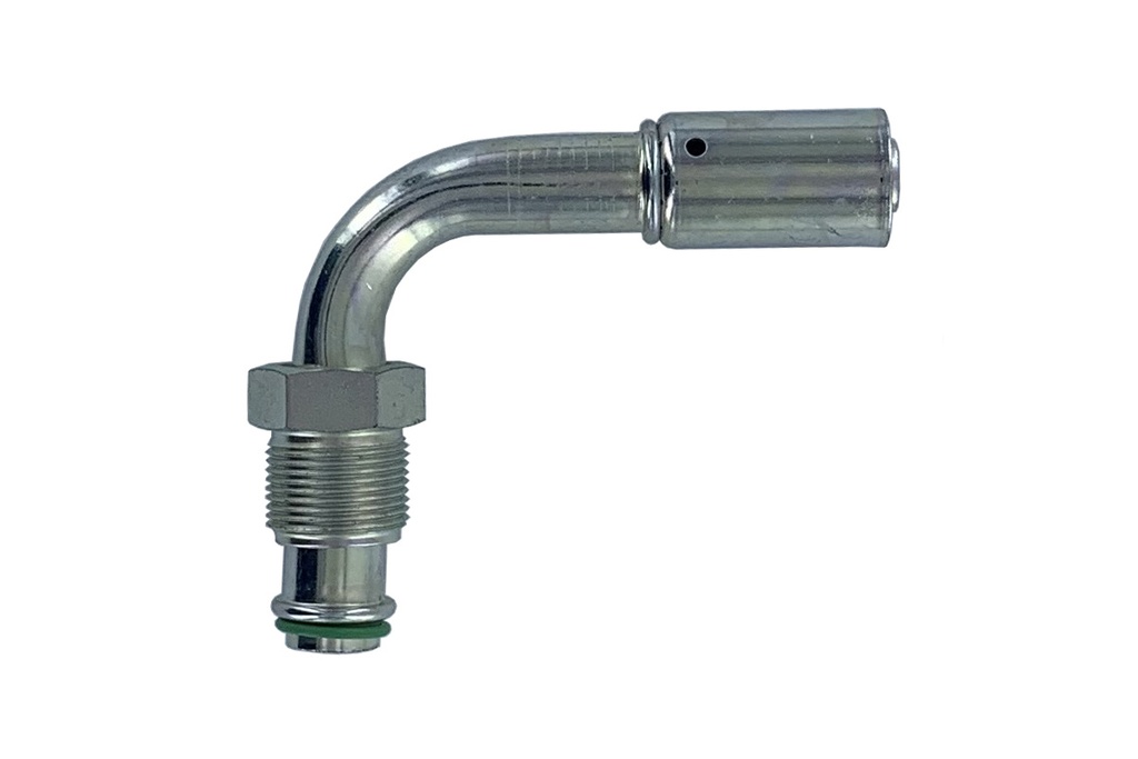 [RAC1710R] ACIER 90° MALE ORING M10 REDUIT