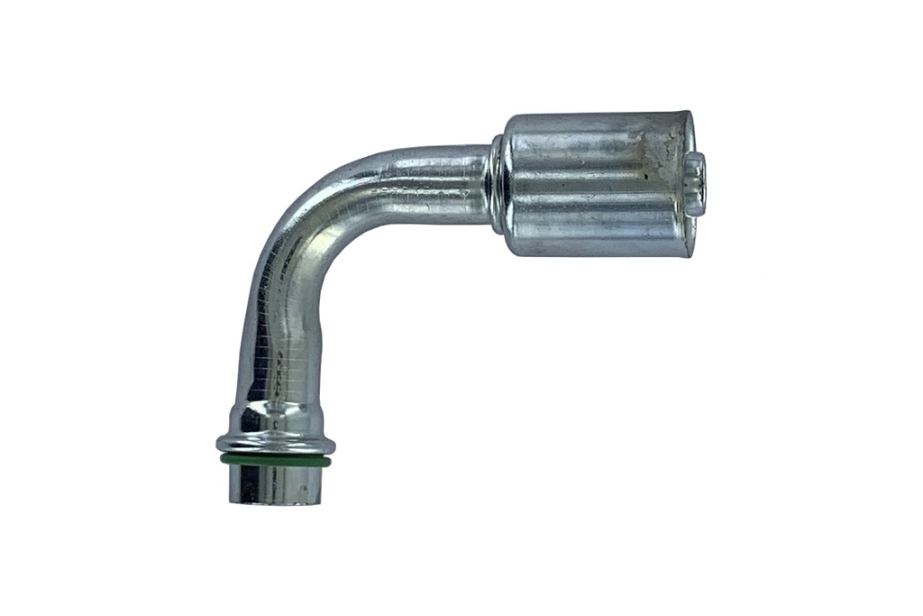 ACIER A BRIDE ORING 90° M12 RED