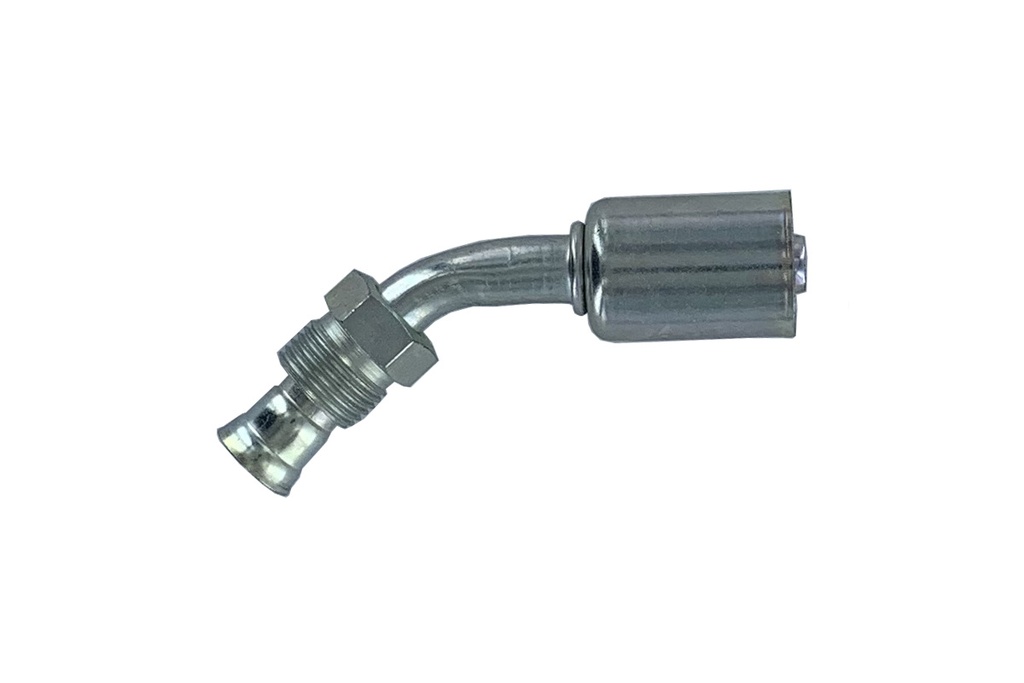[RAI0208] RACCORD MALE INSERTION FEMELLE 45° M8