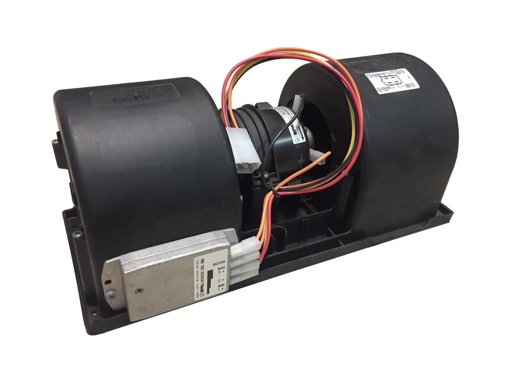 SOUFFLERIE PRESSURISEUR  HAUTE PUISSANCE AVEC RESISTANCE 3 VITESSES 12V